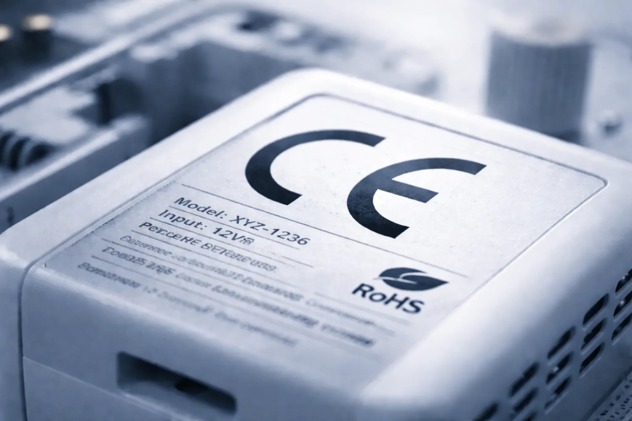 CE certification label close-up — compliance blog