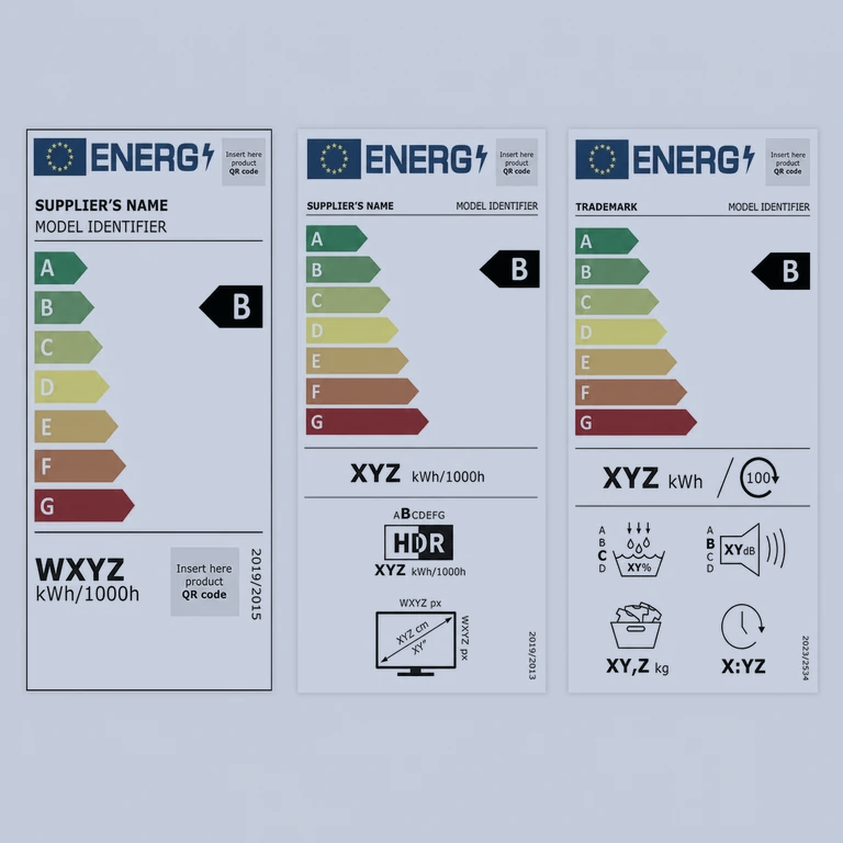 Registro EPREL y etiqueta energética UE: requisitos para fabricantes e importadores